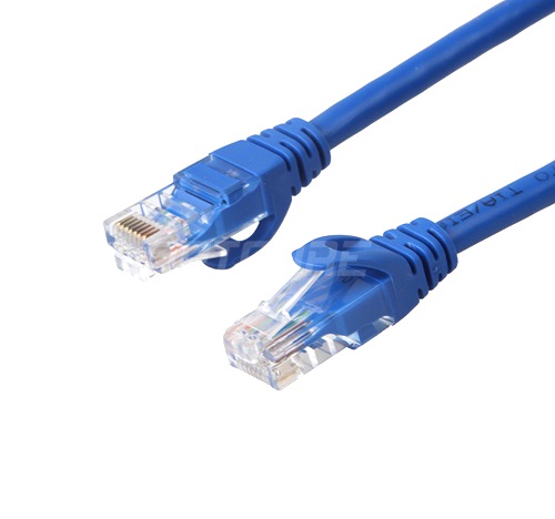 Cat5e Snagless Unshielded (UTP) Ethernet Network Patch Cable, PVC, Blue