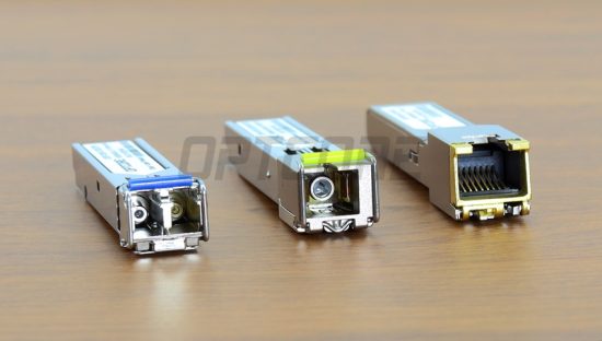 LC vs SC vs RJ45 SFP module