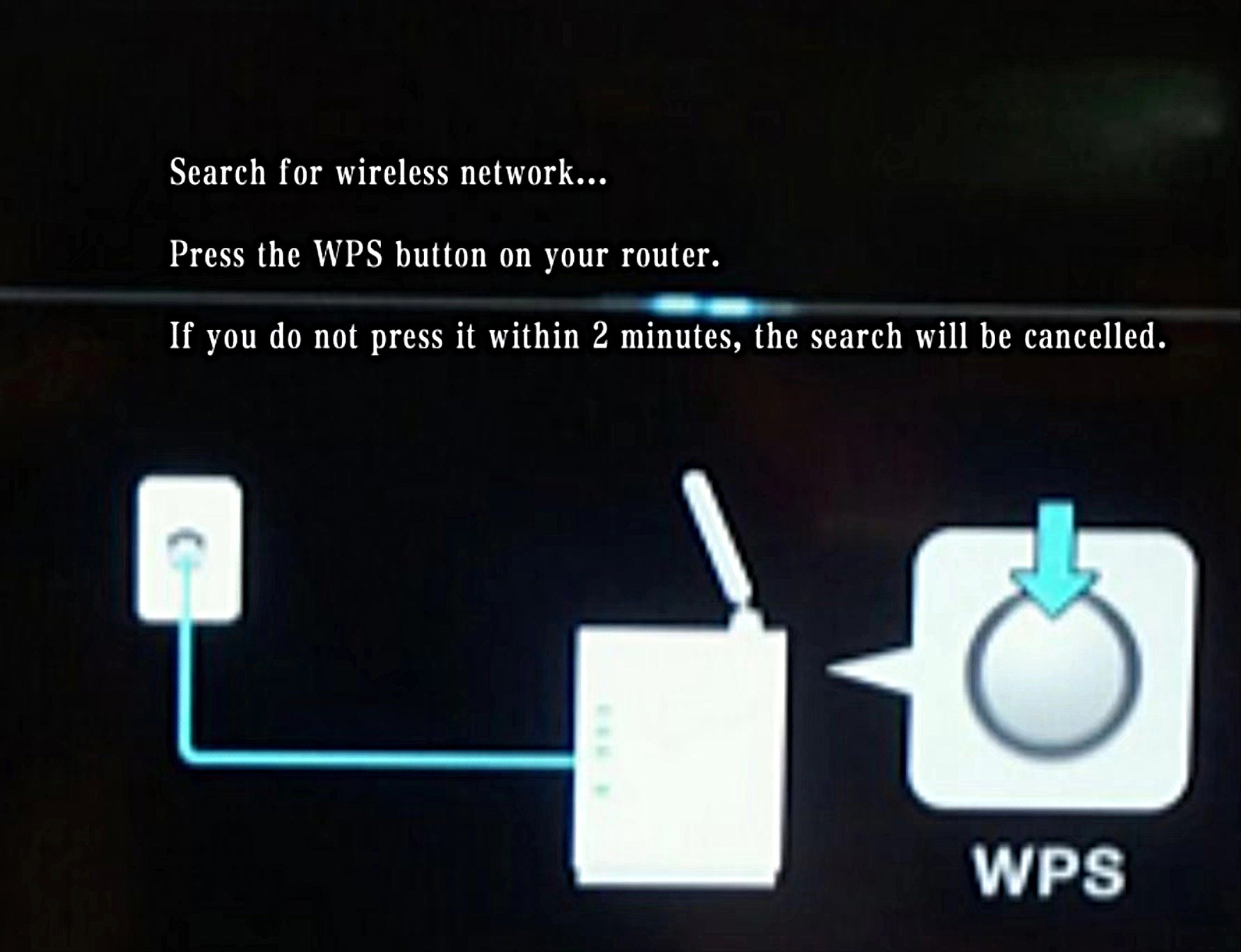 Search for the WPS Connection